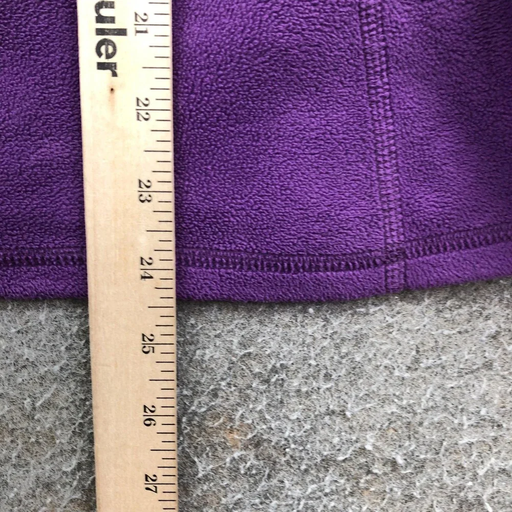 The North Face Sweater Womens Small Purple 1/4 Zip Fleece Hiking Top Athletic
